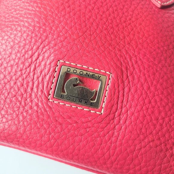 Dooney & Bourke Pink Leather Mini Tote Bag - Picture 2 of 12